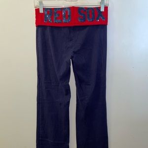 VS Pink Red Sox yoga pants